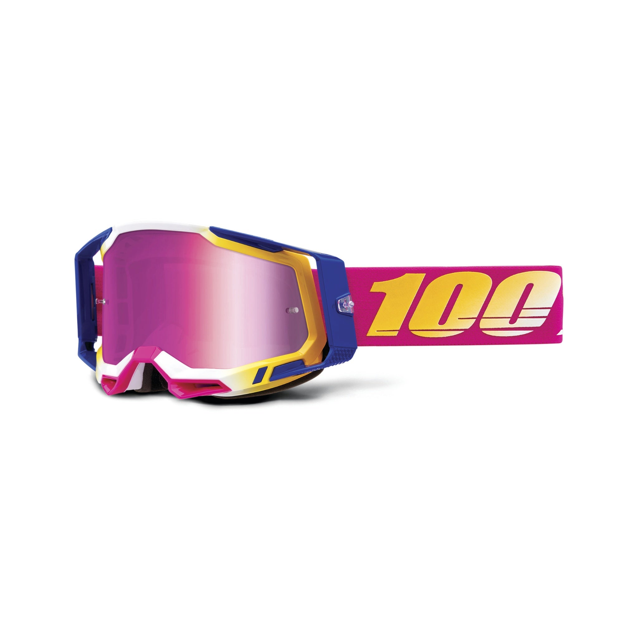100% Racecraft 2 Goggle Mission / Mirror Pink Lens