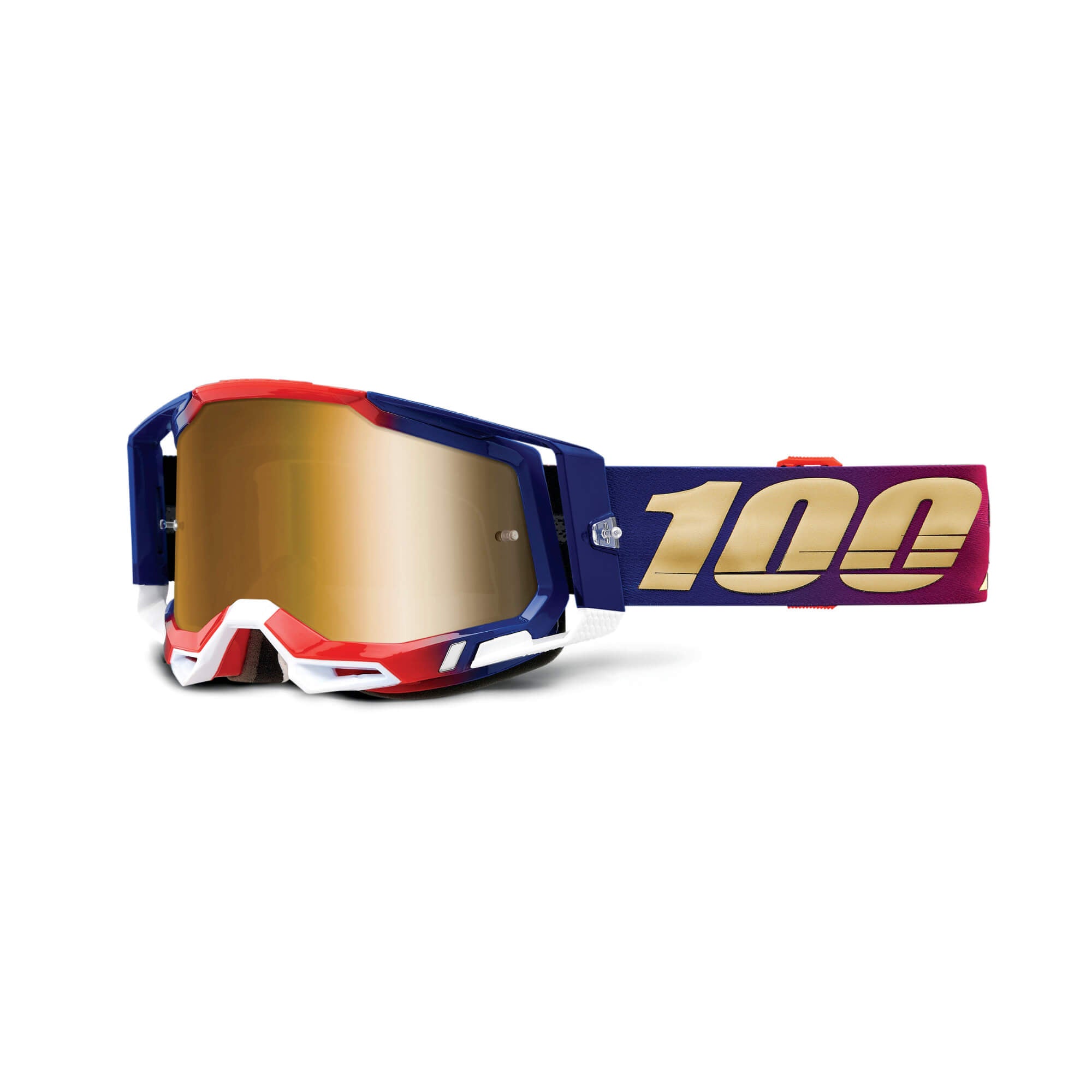 100% Racecraft 2 Goggle United / True Gold Lens