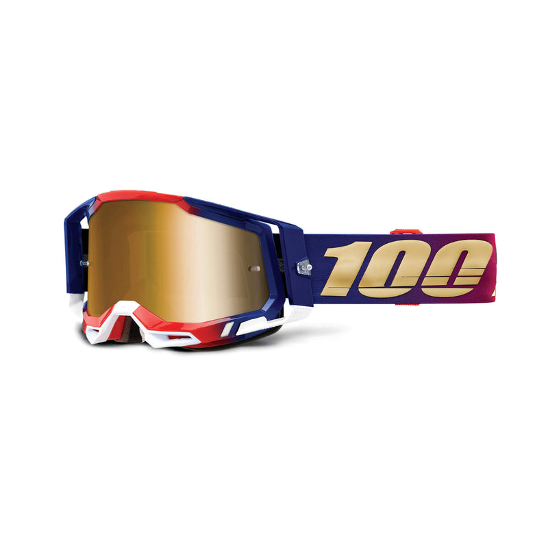 100% Racecraft 2 Goggle United / True Gold Lens