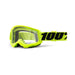 100% Strata 2 Goggle Yellow / Clear Lens