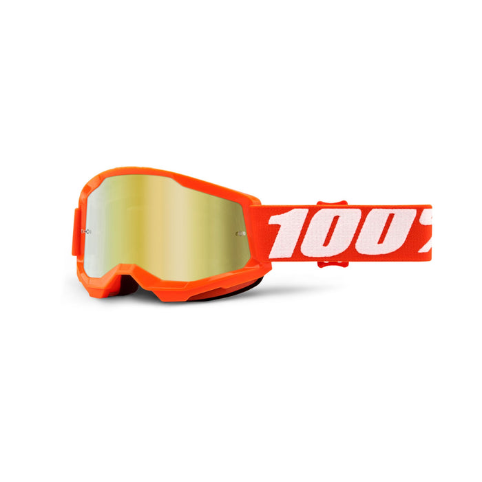 100% Strata 2 Junior Motocross & Mountain Biking Goggles - MX, MTB, Dirt Bike, Power Sport Protective Eyewear