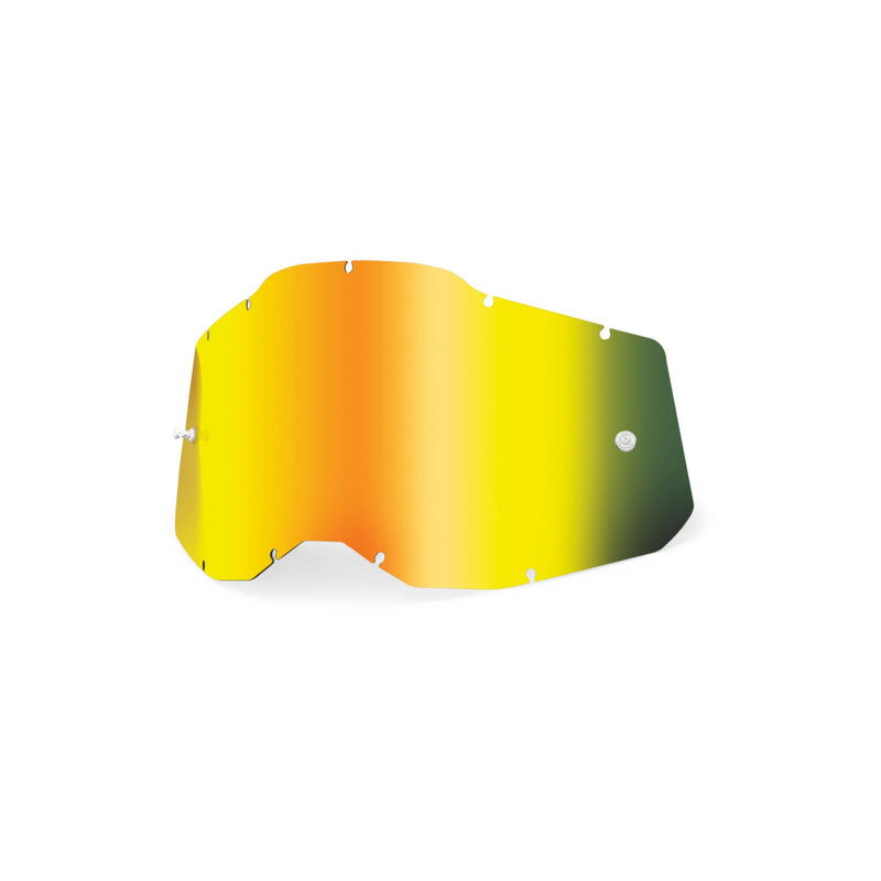 100% Accuri 2 / Strata 2 Youth Replacement Lens - Gold Mirror