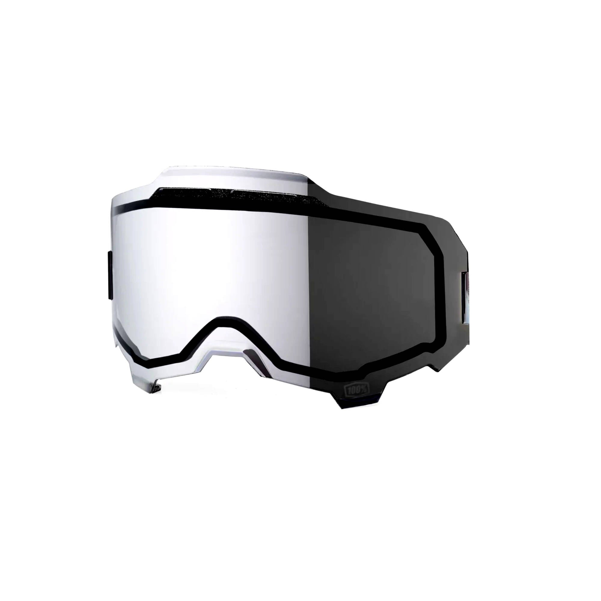 100% Armega Injected Dual Pane Vented Lens - Mirror Silver