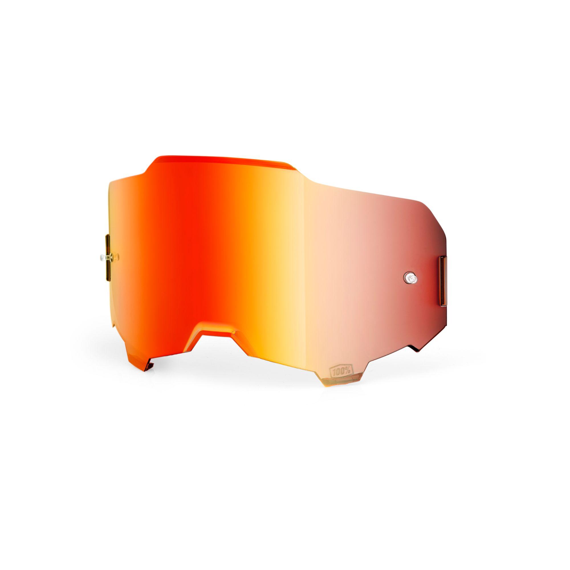 100% Armega Ultra HD Replacement Lens Red Mirror