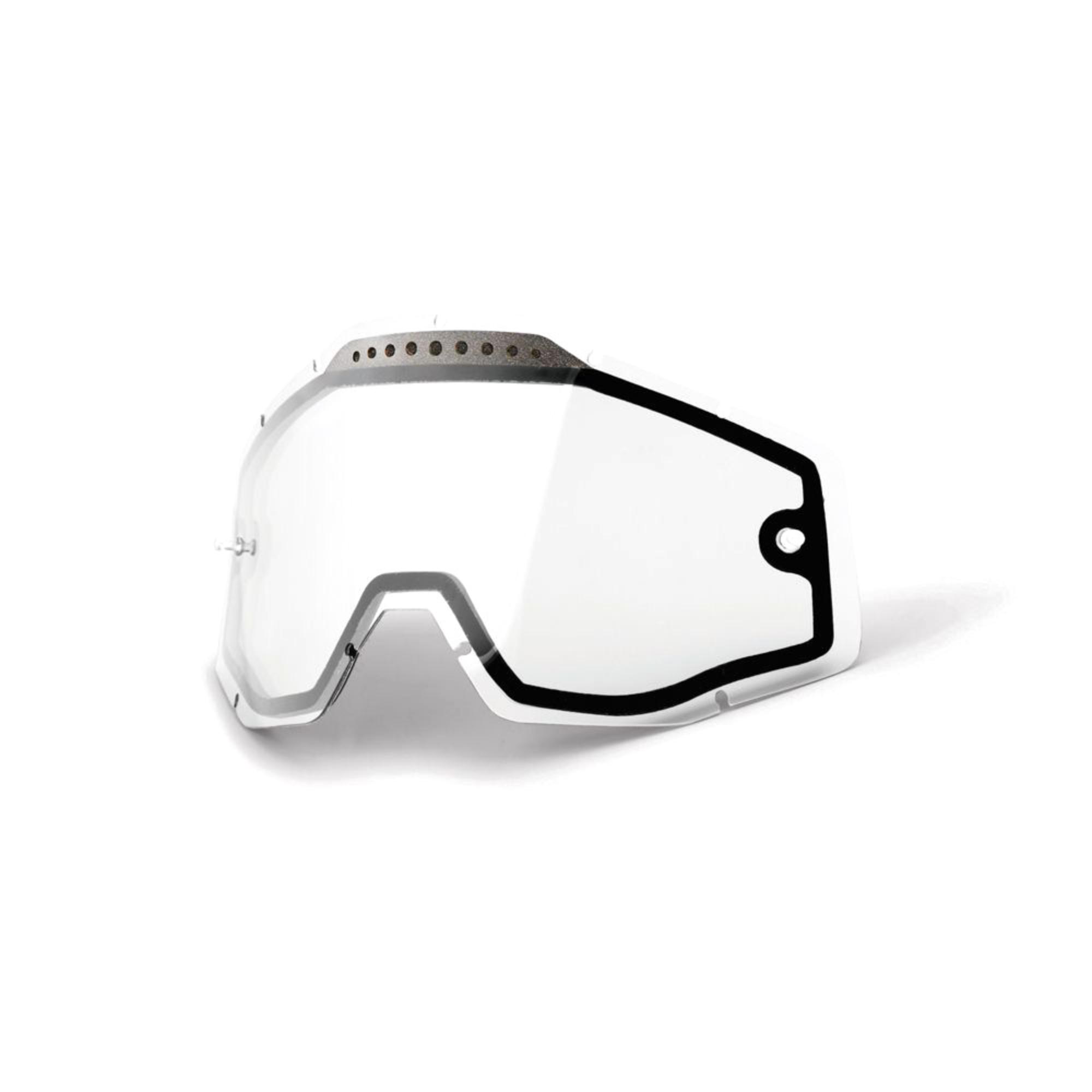 100% Goggle Replacement Lens - Dual Pane Vented - Compatible with Racecraft 1, Accuri 1, and Strata 1 Goggles