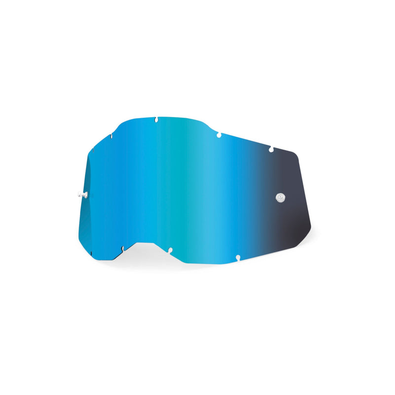100% Racecraft 2 / Accuri 2 / Strata 2 Replacement Lens - Blue Mirror