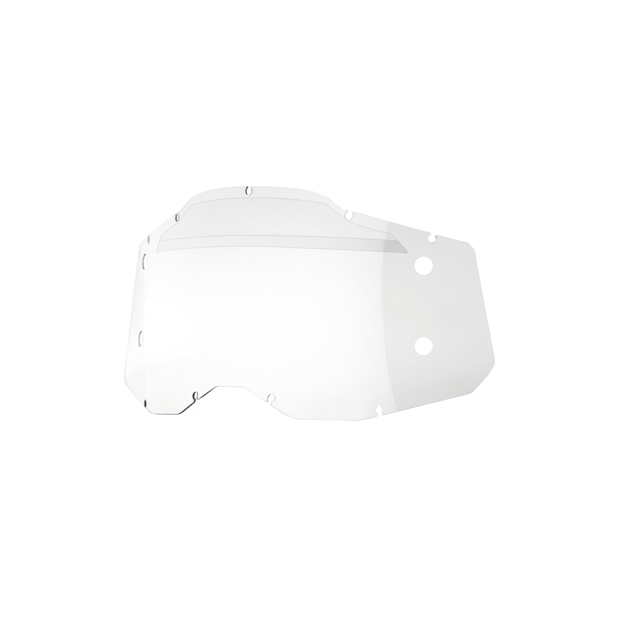100% Racecraft 2 / Accuri 2 / Strata 2 Forecast Replacement Lens Clear / No Bump