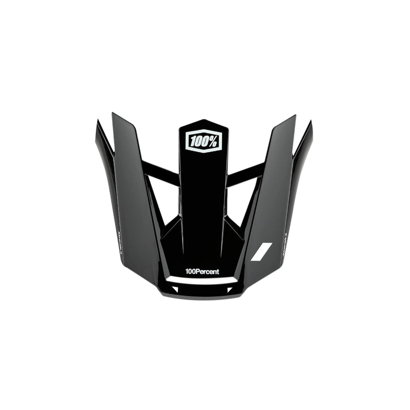 100% Aircraft 2 Replacement Visor Black / White