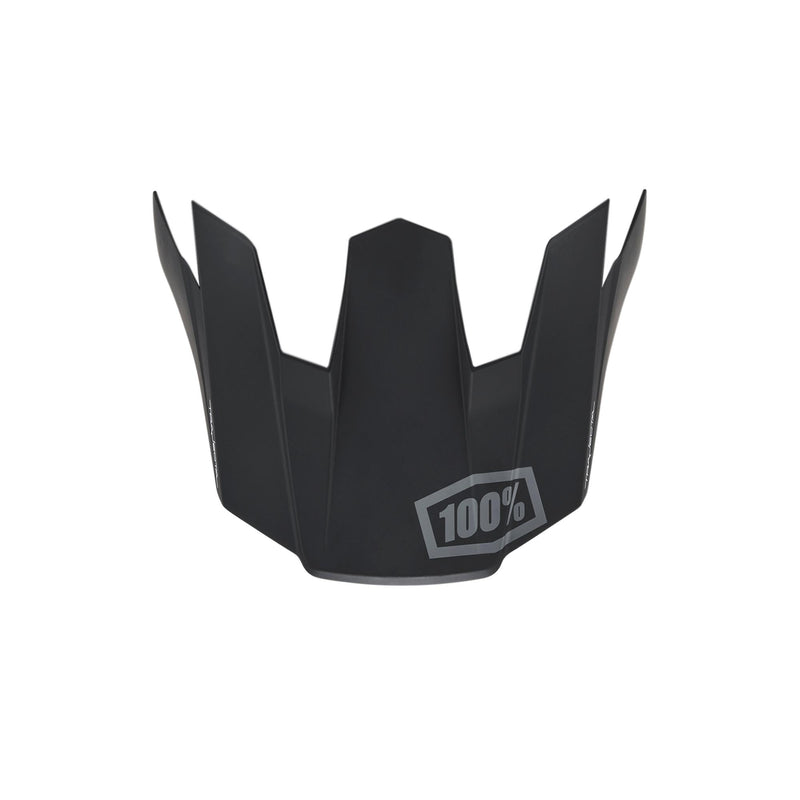 100% Trajecta Helmet Replacement Visor Black