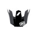100% Trajecta Helmet Replacement Visor Black / White