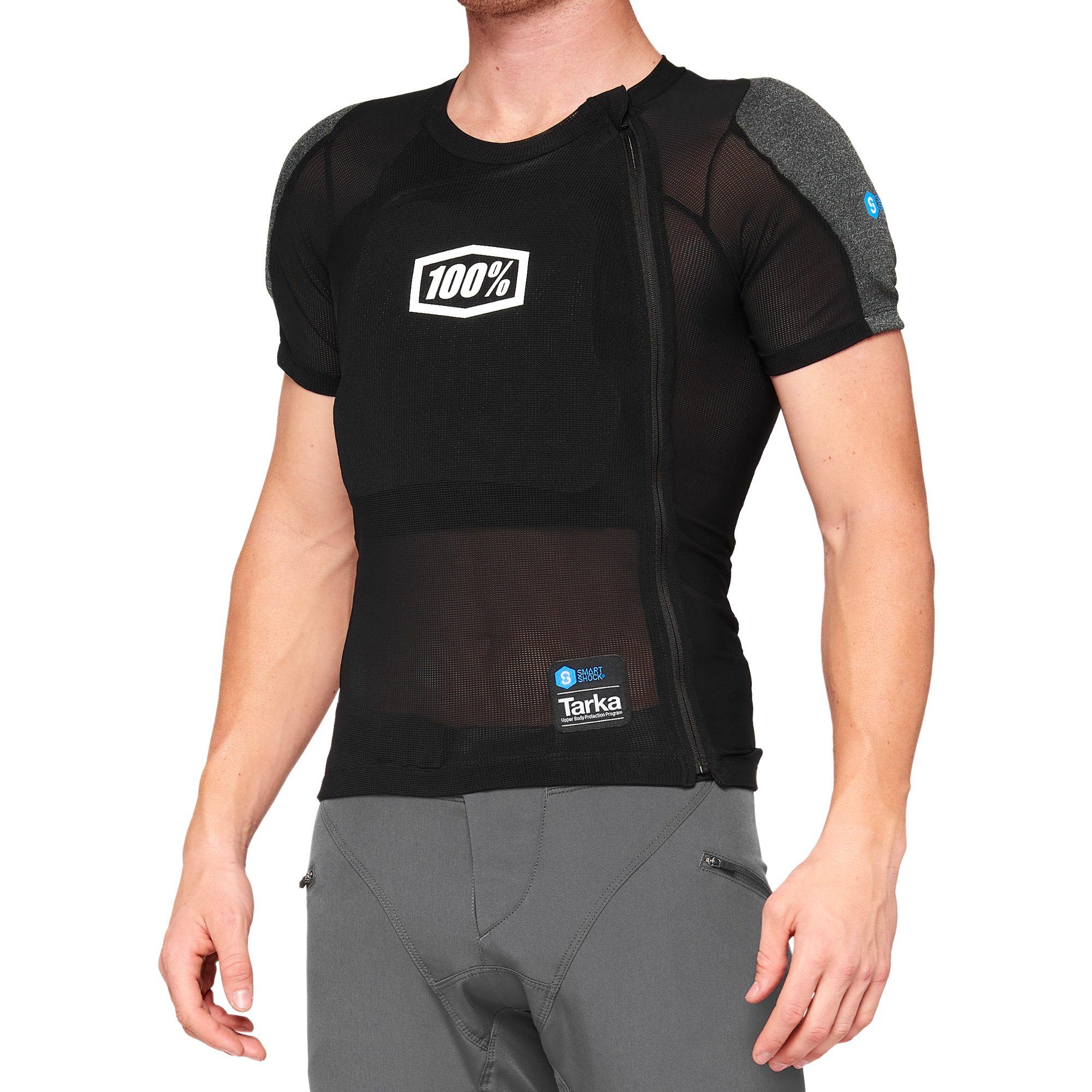 100% TARKA Short Sleeve - Sportswear Bike Undershirt with Smartshock Back - Bike Riding Undershirt