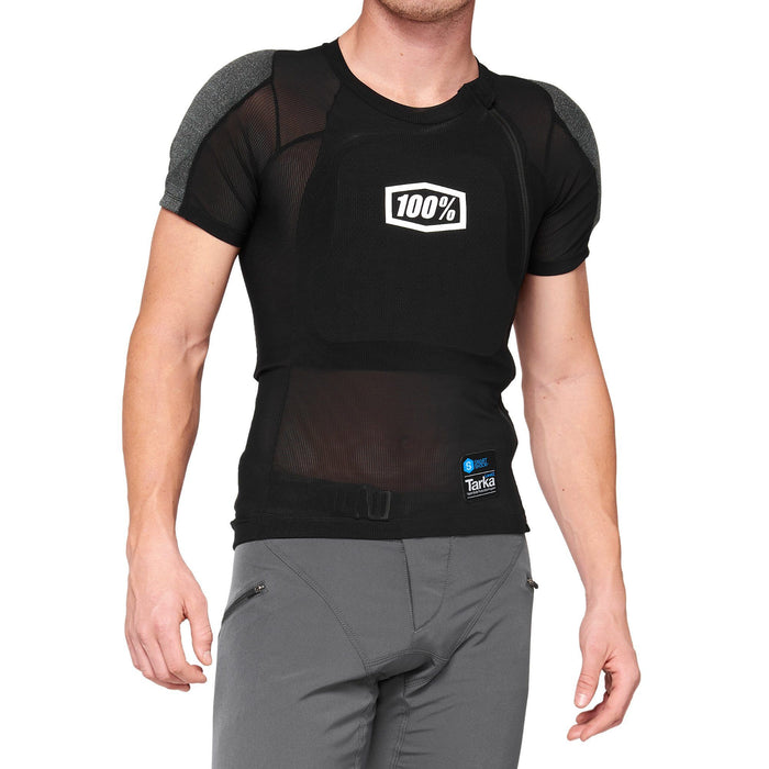 100% TARKA Short Sleeve - Sportswear Bike Undershirt with Smartshock Back - Bike Riding Undershirt