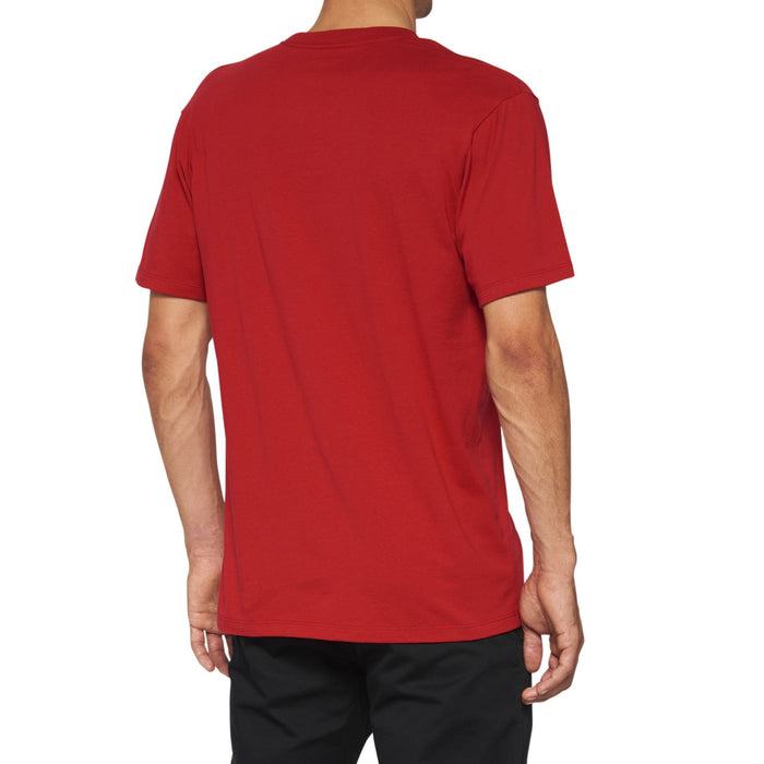 100% Official Short Sleeve Tee Red - S