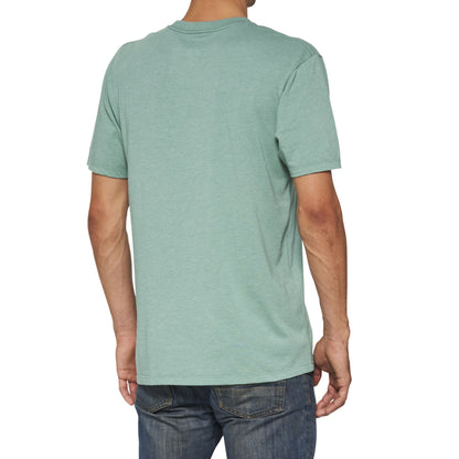 100% ICON Short Sleeve T-Shirt Ocean Blue Heather S