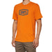 100% ICON Short Sleeve Tee Orange - L