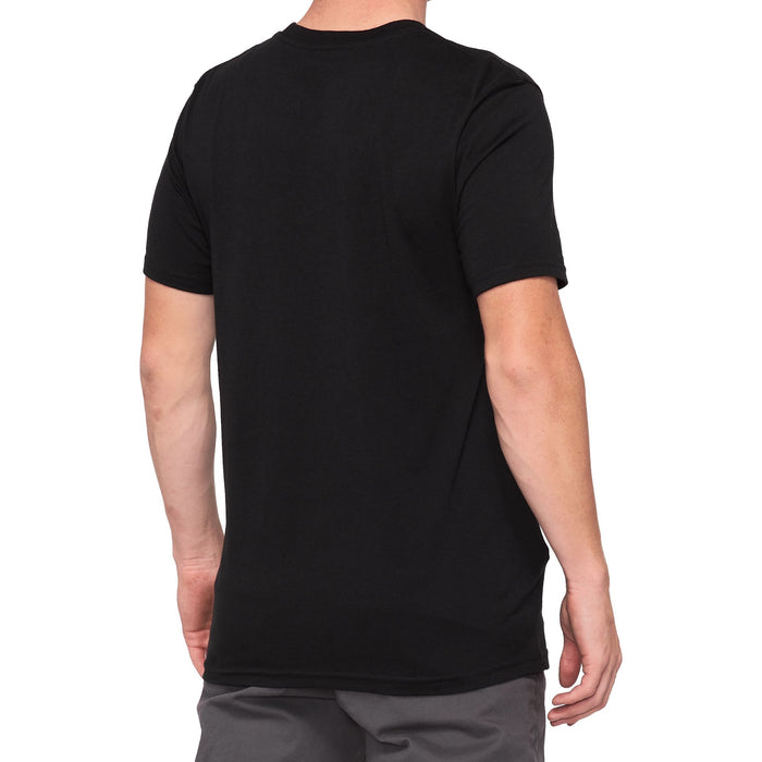100% Classic Short Sleeve Tee Black - 2XL