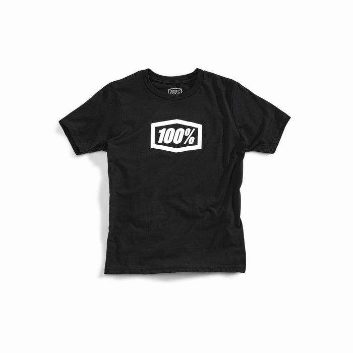 100% ICON Youth Short Sleeve Tee Black L