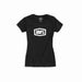 100% ICON Women's Short Sleeve Tee Black - S