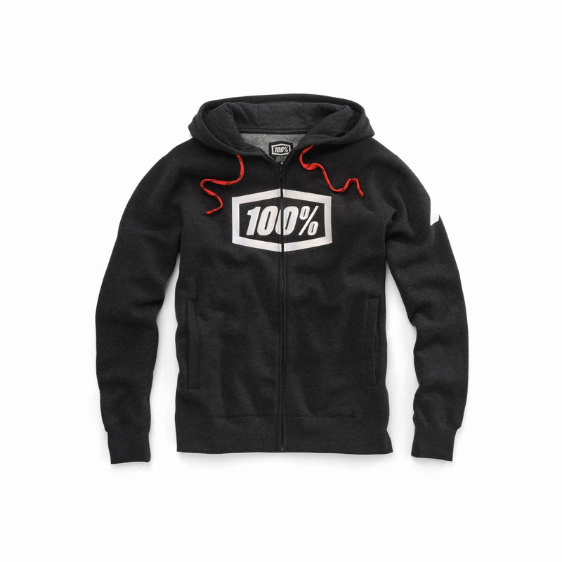 100% CASUAL Sudadera con Capucha Marca Modelo Syndicate Zip Hoodie Fleece Black - L