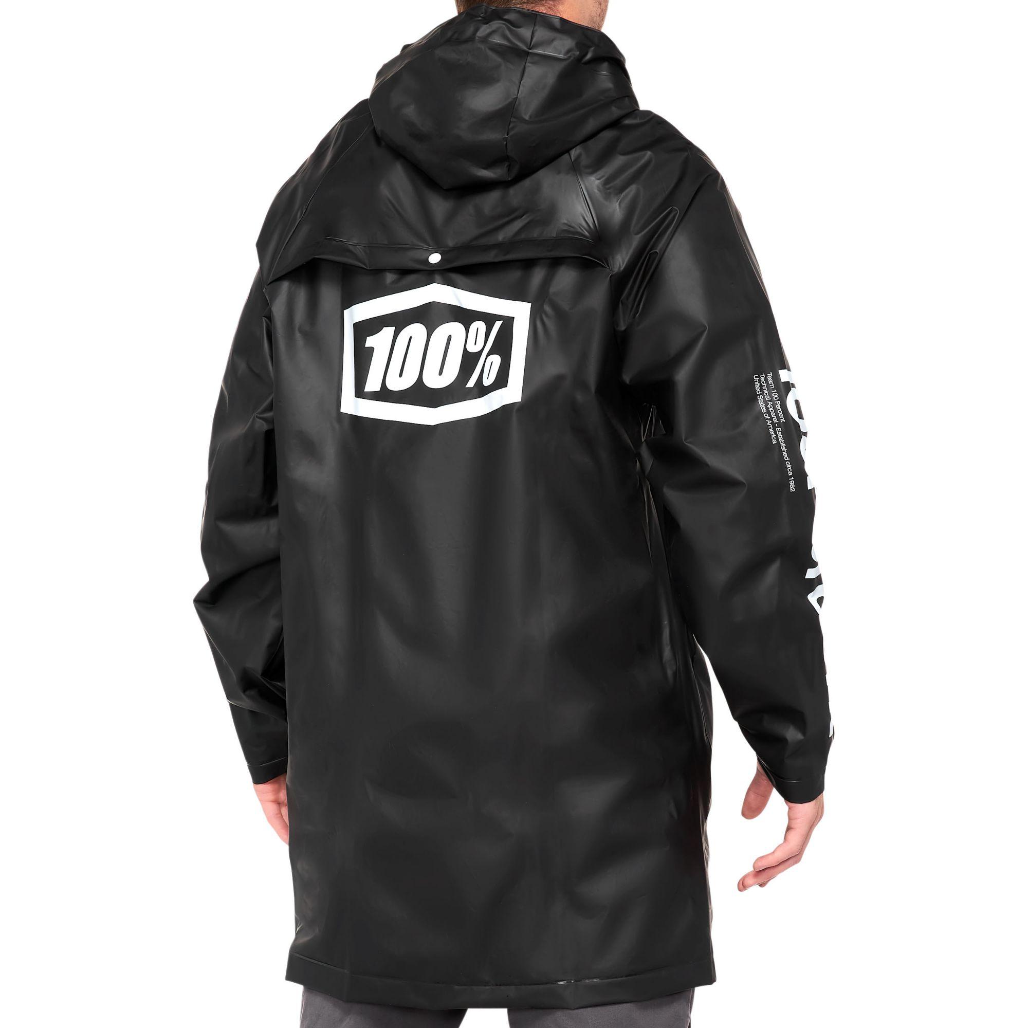 100% Torrent Mechanics Raincoat Black L