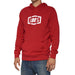 100% Icon Pullover Hoodie Deep Red M