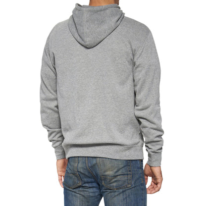 100% Icon Pullover Hoodie Heather Grey L