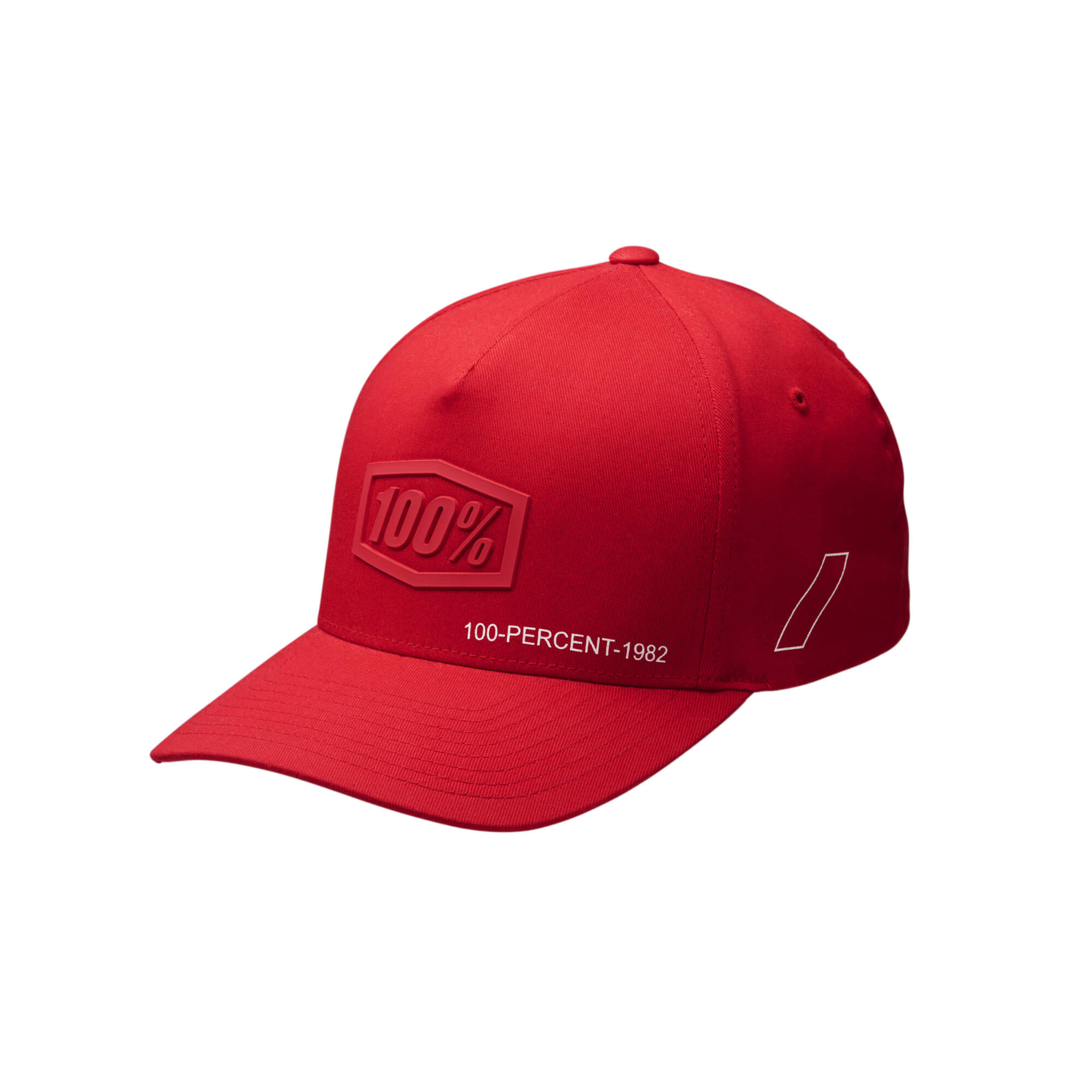 100% Shadow Flexfit Hat (Large/X-Large) (Red