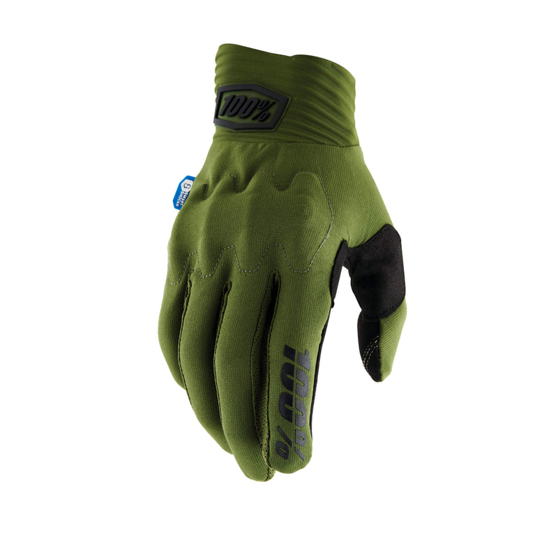 100%, Guanto Unisex Adulto S ArmyGreen