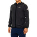 100% Klutch Windbreaker (X-LARGE) (BLACK