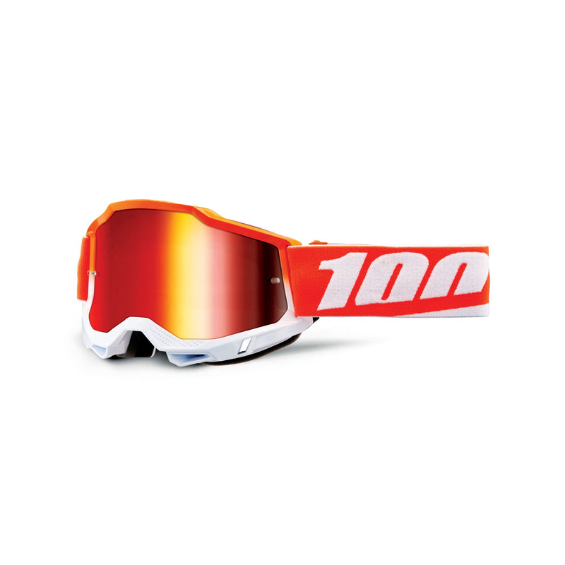100% Accuri 2 Goggle Matigofun / Mirror Red Lens