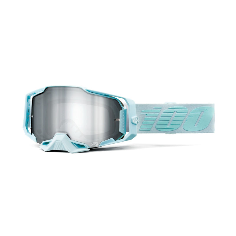 100% ARMEGA Premium Protective Goggle (Fargo - Mirror Silver Flash Lens