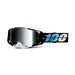 100% ARMEGA Premium Protective Goggle (Krisp - Mirror Silver Lens