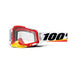 100% Racecraft 2 Goggle Arsham Red / Clear Lens