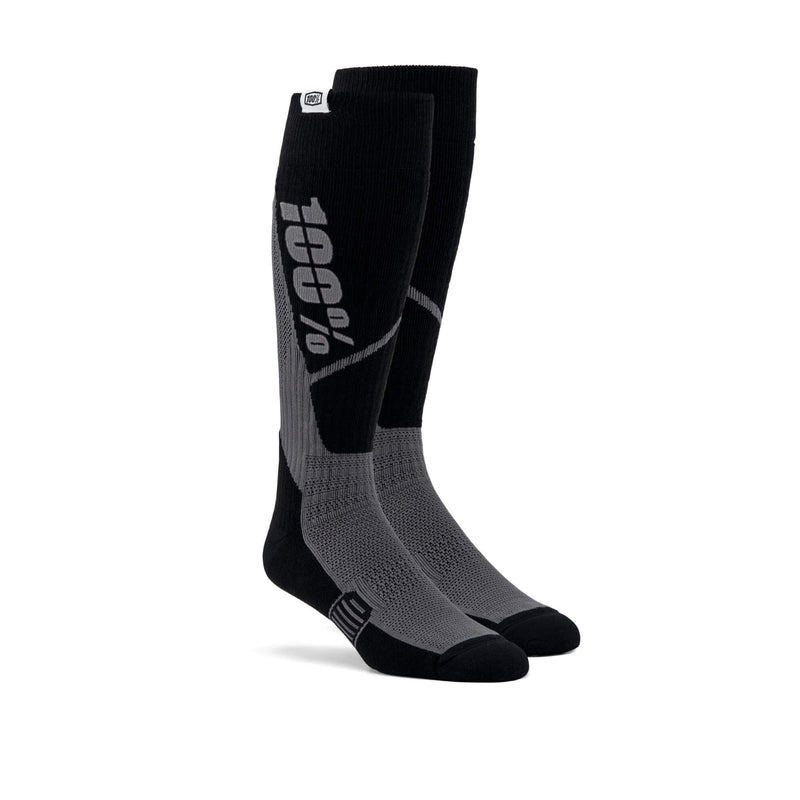 100% Torque Comfort Moto Black Socks size