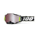 100% ARMEGA Premium Protective Sport Goggles with Ultra HD Lens & Nose Guard (RACR - HiPER Mirror Silver Lens