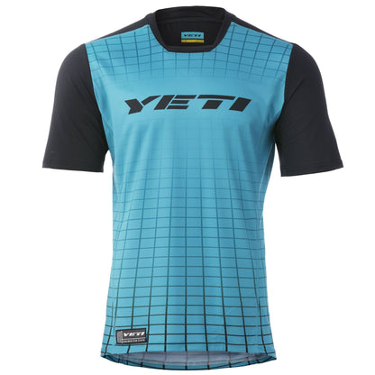 Yeti Enduro Jersey Turquoise Digital Void S