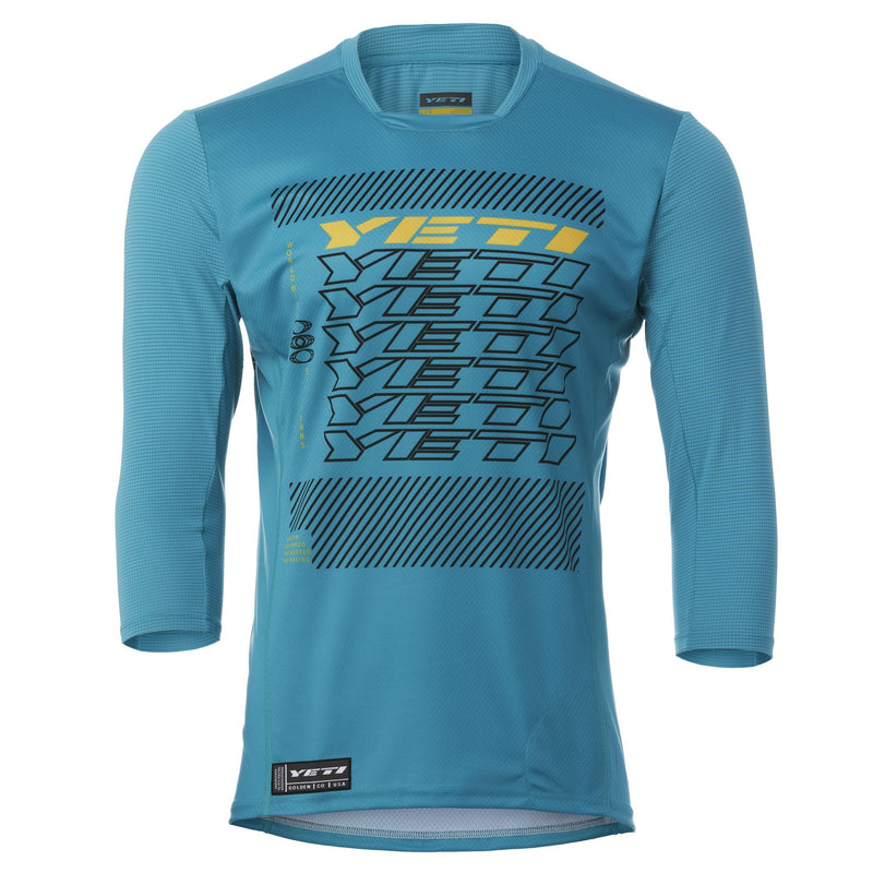 Yeti Enduro ¾ Jersey Turquoise Worldwide S
