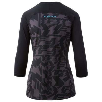 Yeti Enduro ¾ Women's Jersey 2022 Black Yetris S