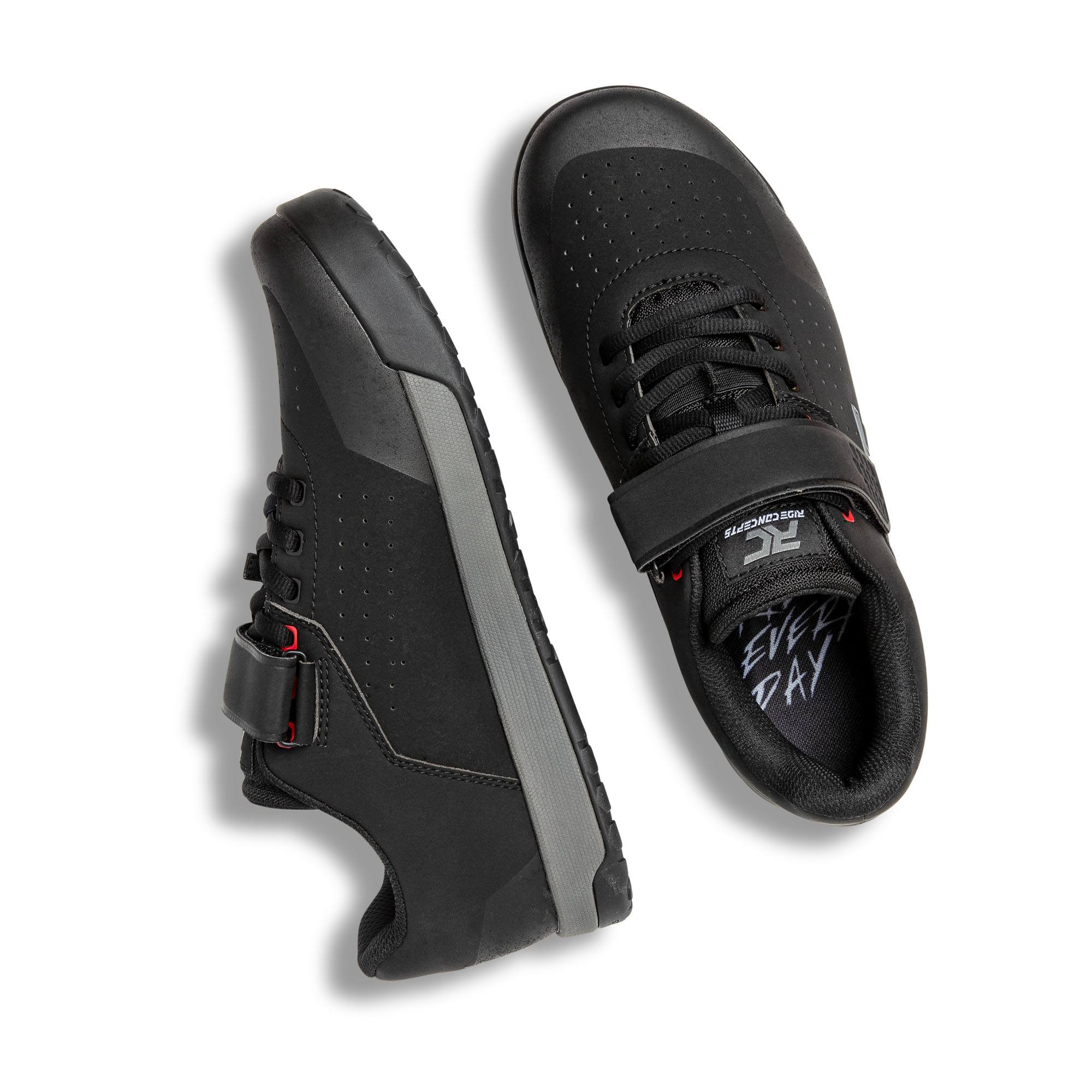 Ride Concepts Hellion Clip Shoes Black / Charcoal UK 11.5
