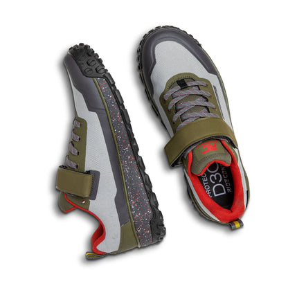 Ride Concepts Tallac Clip Shoes Grey / Olive UK 7