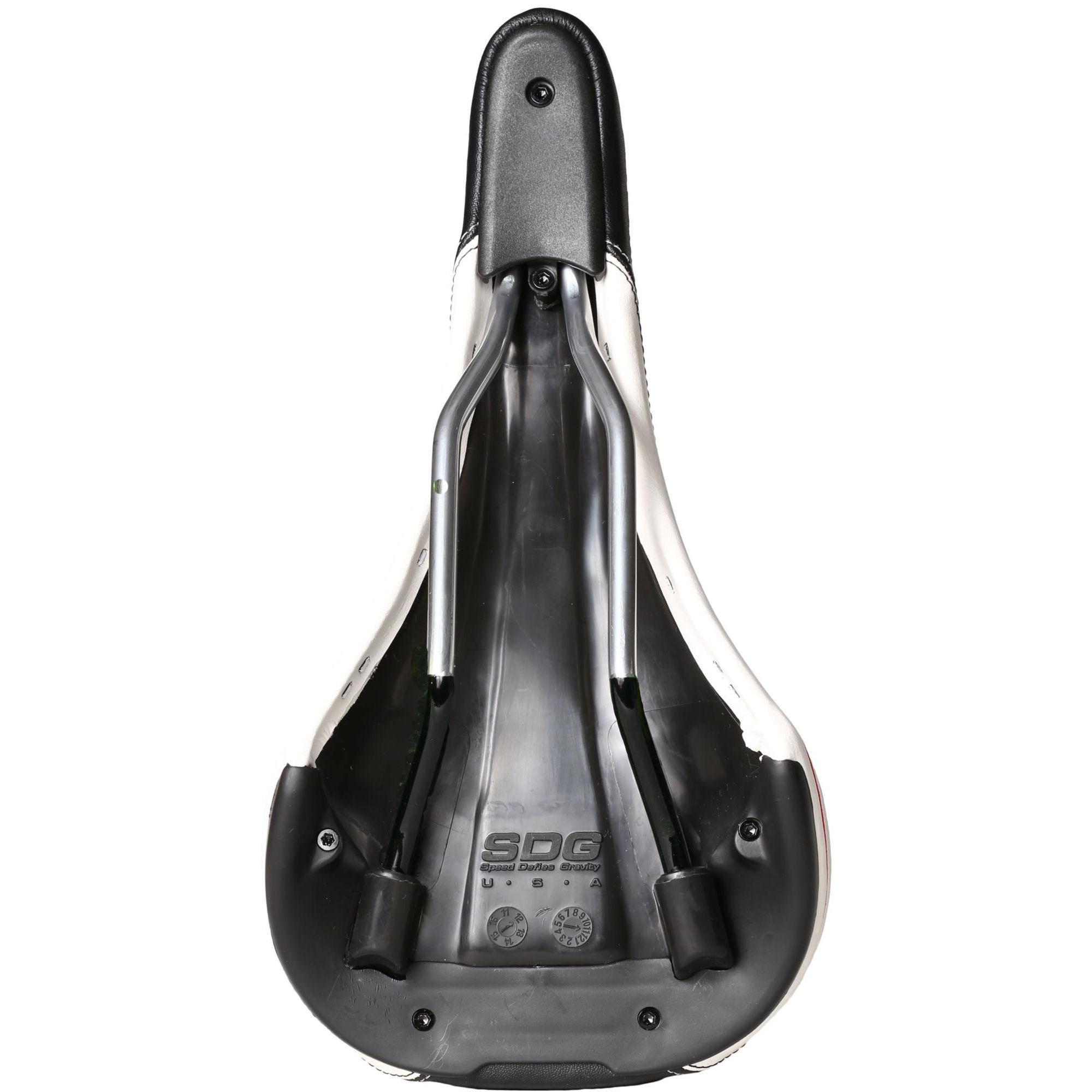 SDG Bel Air Ti-Alloy Rail Saddle Black/White