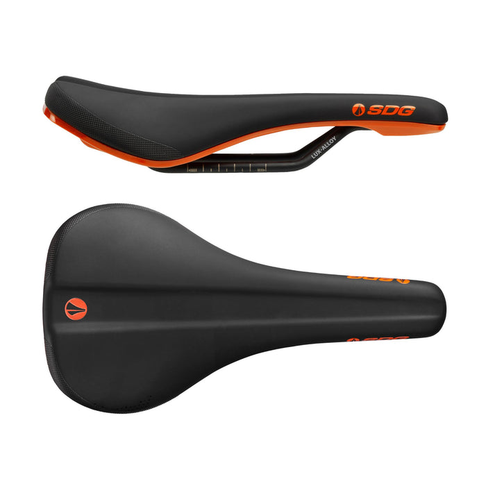 SDG Components Bel-Air V3 Lux-Alloy Mountain Bike Saddle Saddle, 260 x 140mm, Unisex, Road Gravel Bicycle Seat 236g