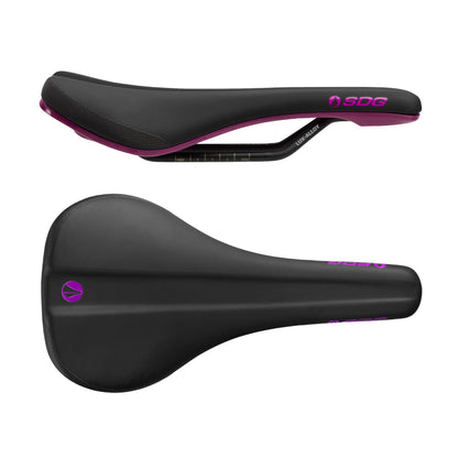 SDG Components Bel-Air V3 Lux-Alloy Mountain Bike Saddle Saddle, 260 x 140mm, Unisex, Road Gravel Bicycle Seat 236g