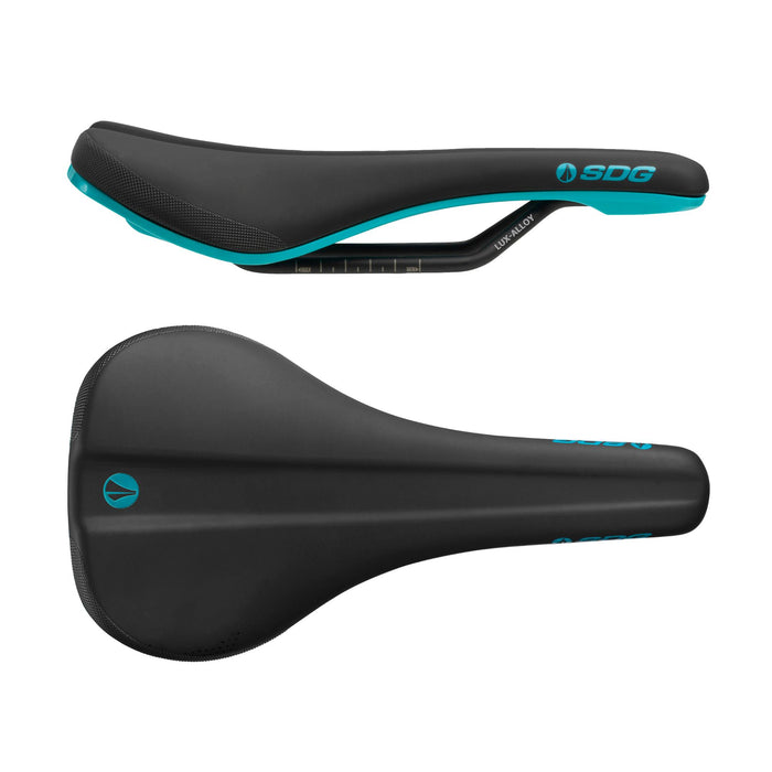 SDG Components Bel-Air V3 Lux-Alloy Mountain Bike Saddle Saddle, 260 x 140mm, Unisex, Road Gravel Bicycle Seat 236g