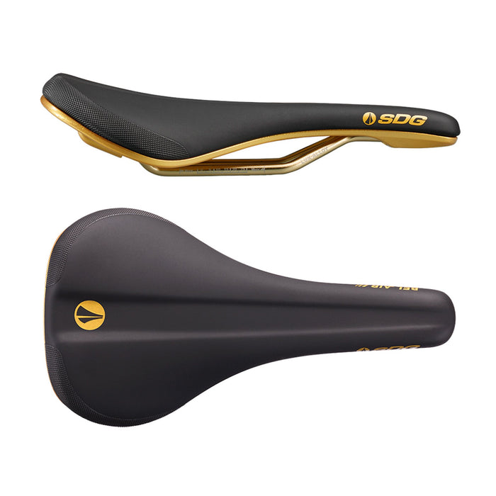 SDG Components Bel-Air V3 Lux-Alloy Mountain Bike Saddle Saddle, 260 x 140mm, Unisex, Road Gravel Bicycle Seat 236g