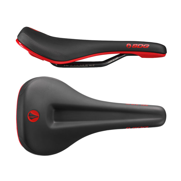 SDG Components Bel-Air V3 Max e-Mountain Bike Saddle Lux-Alloy Rails 260 x 140mm Road Gravel Bicycle Comfort Seat
