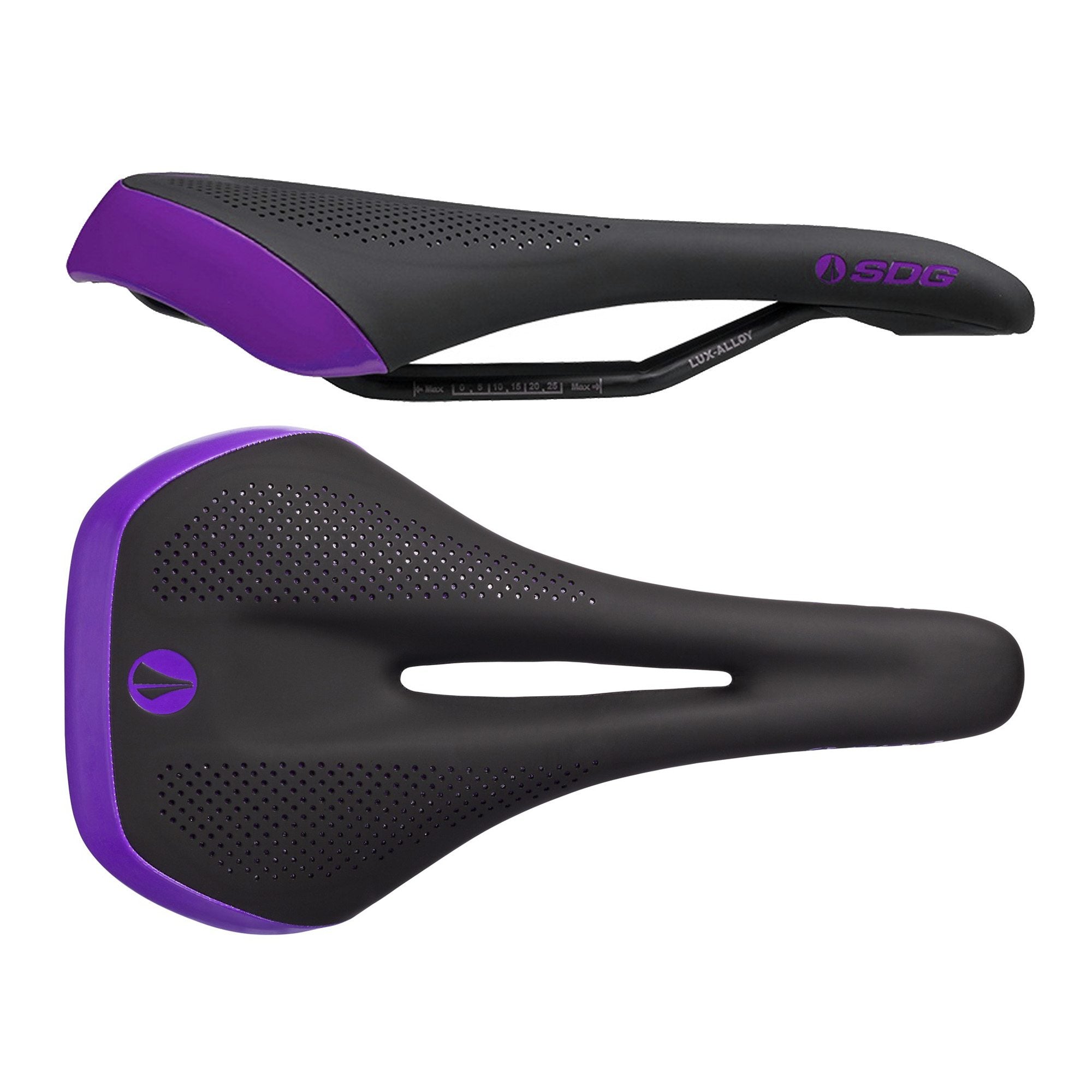 SDG Allure V2 Women's Lux-Alloy Saddle Black / Purple