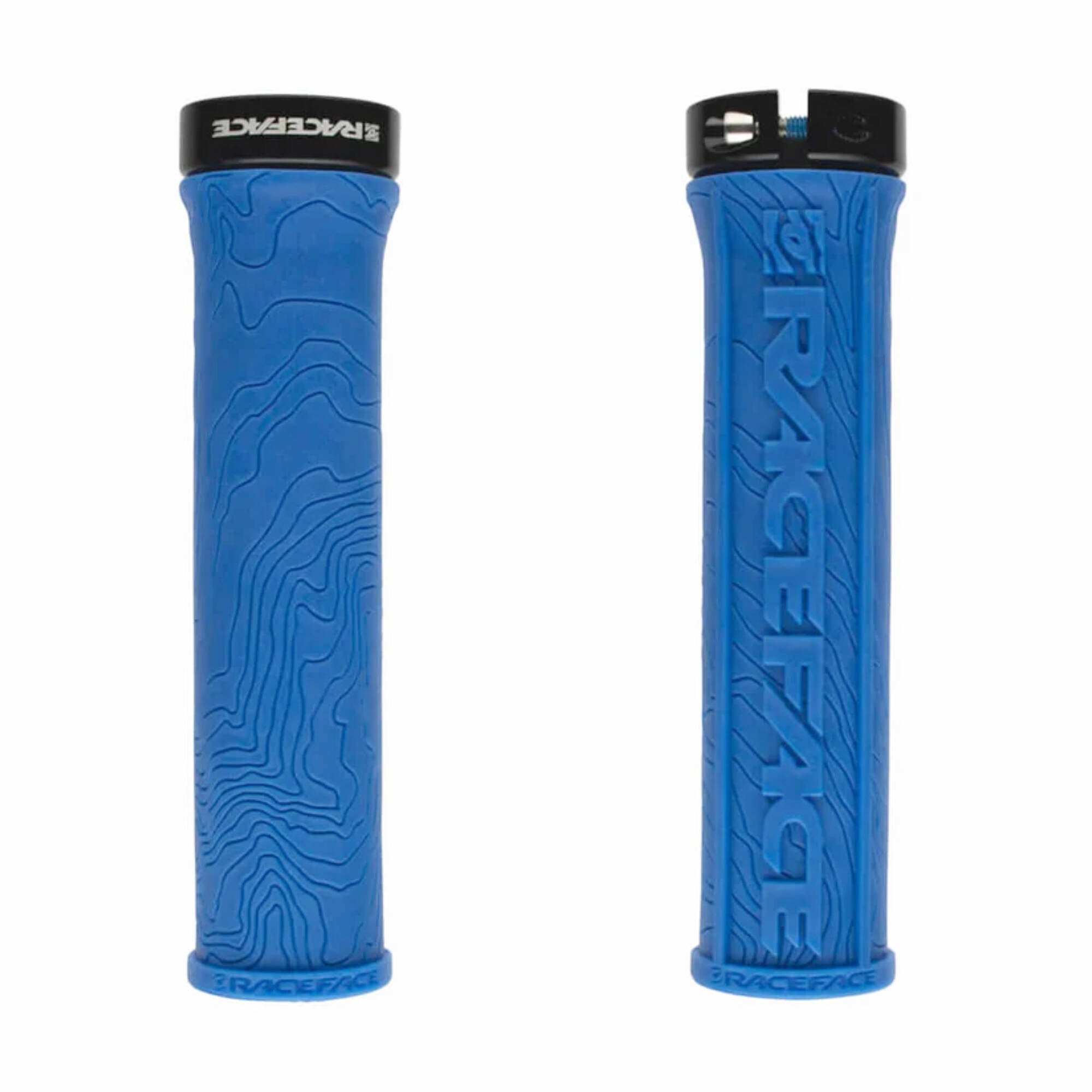 Race Face Half Nelson Lock On Grips Blue