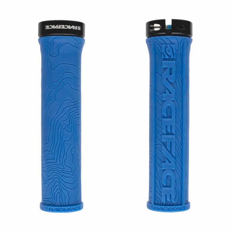 Race Face Half Nelson Lock On Grips Blue