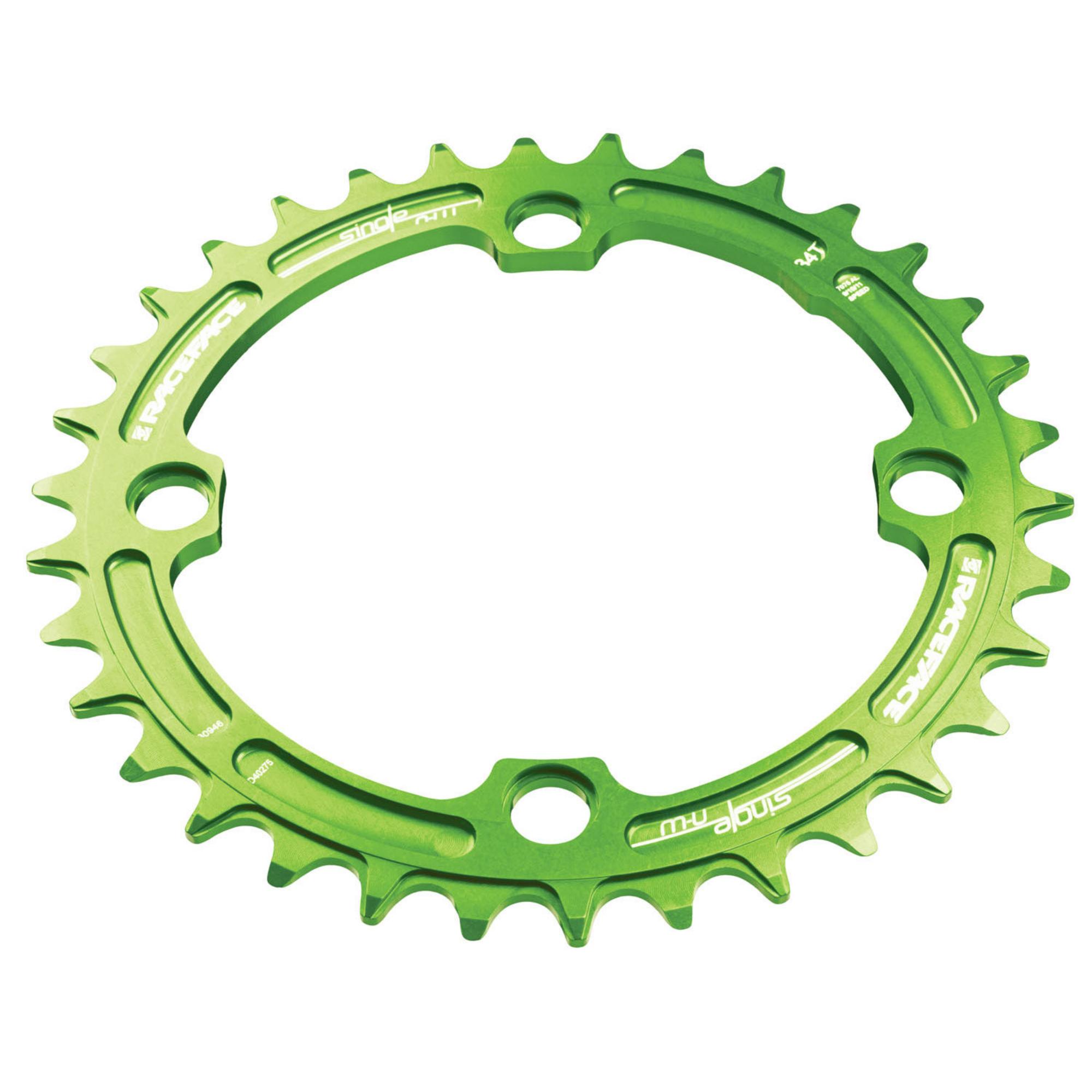Race Face Narrow/Wide Single Chainring Green 30T